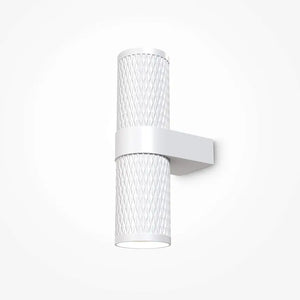 Wandleuchte – Weißes Aluminium, 2× GU10 Fassung, 10 W Leistung - Focus Design | Maytoni