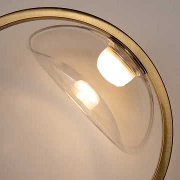 Wall light Brass, metal frame, clear glass, integrated 5 W LED 3000 K – Lunare | Maytoni