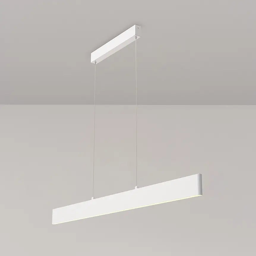 Pendant Lamp White metal housing with acrylic diffuser, integrated LED and modern design - Arc | Maytoni