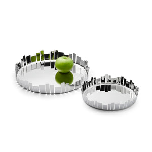 Bowl made of highly polished stainless steel, skyline-inspired upward shape, food-safe modern design – Manhattan | Philippi