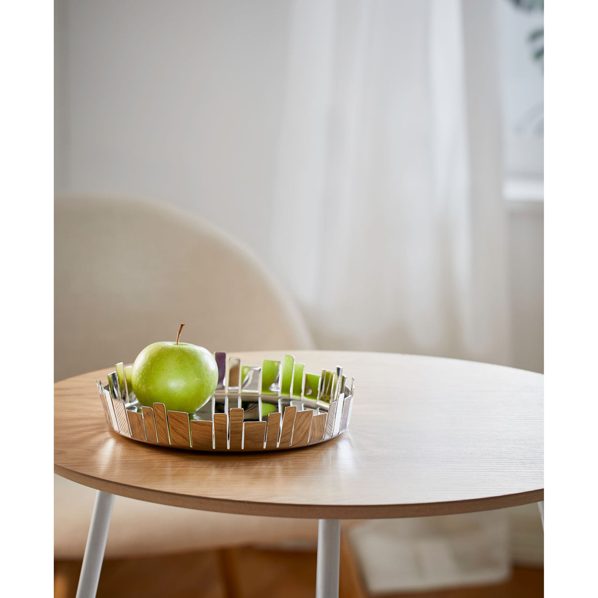 Bowl made of highly polished stainless steel, skyline-inspired upward shape, food-safe modern design – Manhattan | Philippi