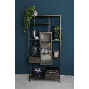 Metallschrank - Peyton Iron Black von PTMD - Esszett Luxury | Stilvolles Wohnen mit Charakter
