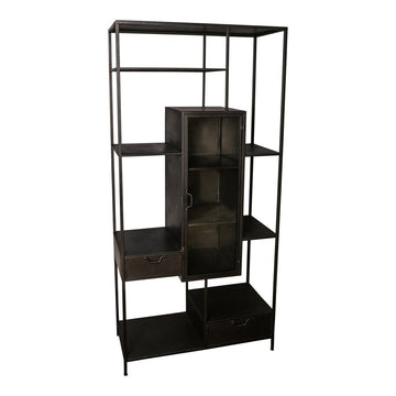 Metallschrank - Peyton Iron Black von PTMD - Esszett Luxury | Stilvolles Wohnen mit Charakter