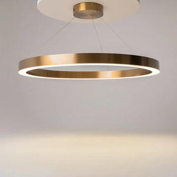 Pendelleuchte – Messing Finish, Acrylschirm, 58 W LED, IP20 Schutz, Ø80 cm - Saturno | Maytoni