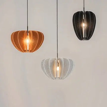 Pendant light Felt shade black metal frame & modern design – Cambio | Maytoni