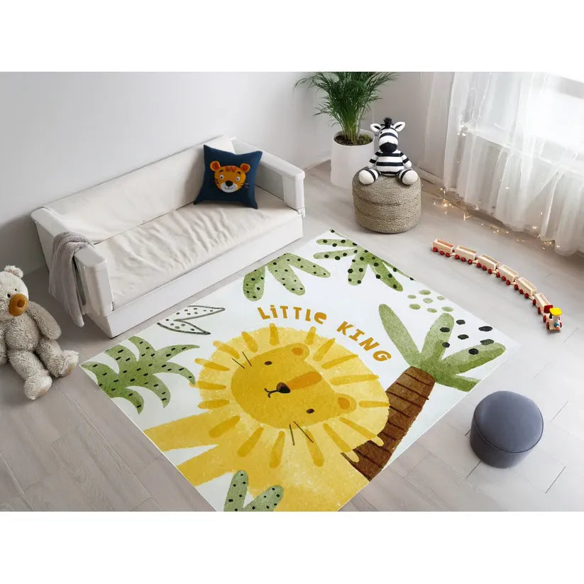 Teppich – Fröhliche Farbwelt, Behaglicher Komfort, Verspieltes Kindermotiv, 6 mm - Wonder 127 | Kayoom