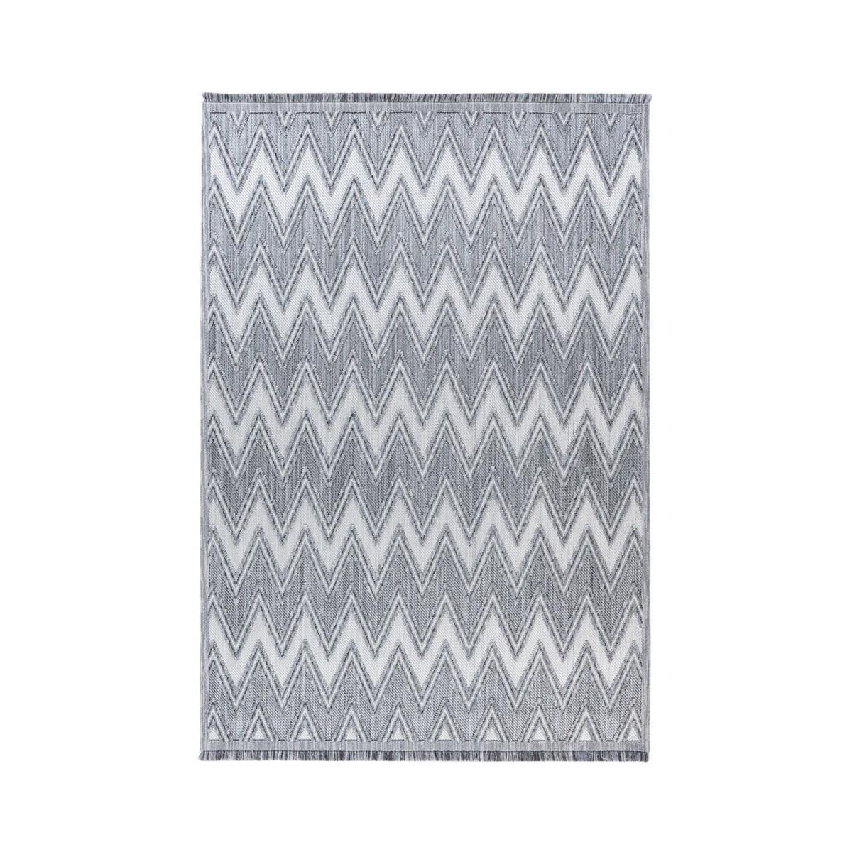 Rug with graphic design as flat weave, easy-care and colorfast – Sarai 225 | Kayoom