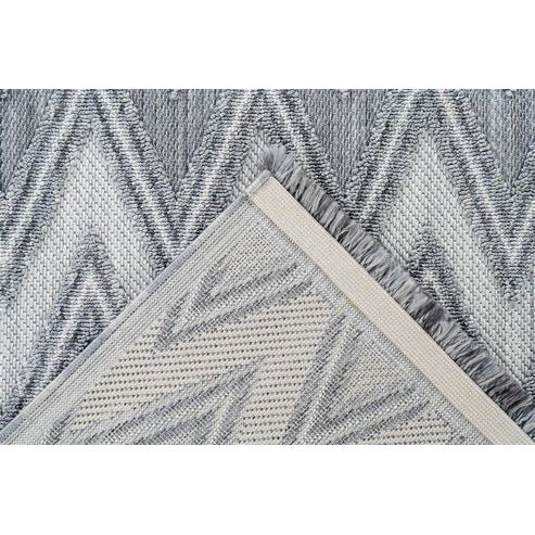 Carpet with graphic design as flat weave, easy-care and hard-wearing – Sarai 225 | Kayoom