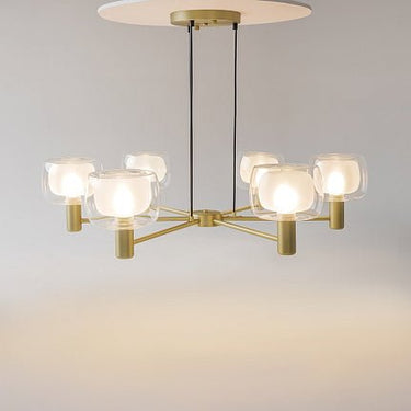 Pendelleuchte Goldrahmen Doppelglas Modernes Design & LED – Vision | Maytoni - Esszett Luxury | Stilvolles Wohnen mit Charakter