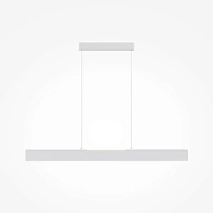 Pendant Lamp White metal housing with acrylic diffuser, integrated LED and modern design - Arc | Maytoni