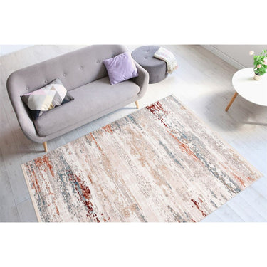 Teppich Kurzflor Vintage-Design Baumwollrücken Polypropylen/Polyester-Mix – Akropolis 325 | Kayoom