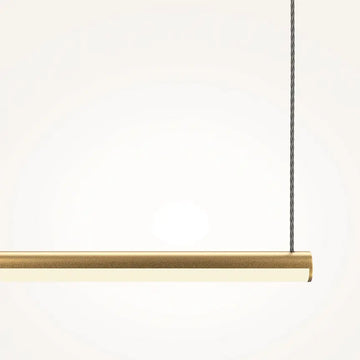 Pendelleuchte – Messingfarbenes Aluminium, 10 W Leistung, IP20 Schutzart, 80,0 cm Länge - Halo | Maytoni