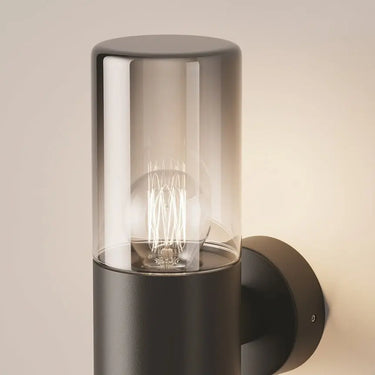 Wandleuchte – Graphitfarben, Aluminium Glas, Dekoratives Lichtspiel - Amas | Maytoni