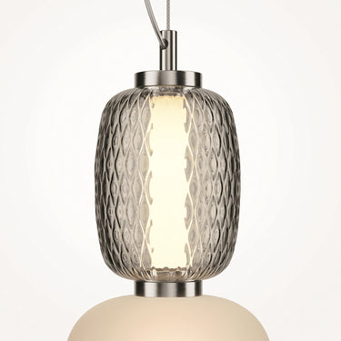 Wall light Chrome, Glass & Steel, integrated 18W LED 3000K – Pattern | Maytoni