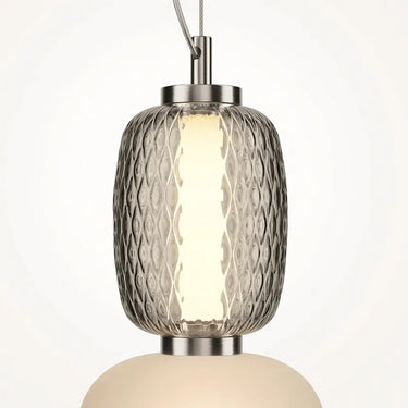 Wall light Chrome, Glass & Steel, integrated 18W LED 3000K – Pattern | Maytoni