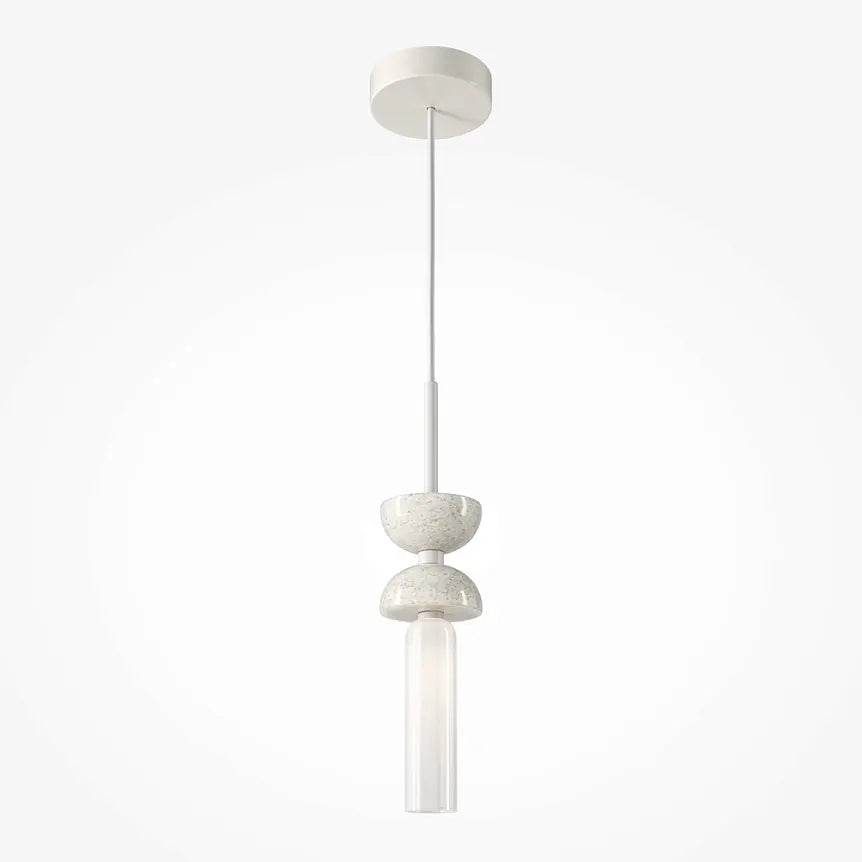 Pendant Lamp White Metal White Glass Spheres & Modern Design – Kyoto | Maytoni
