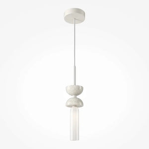 Pendant Lamp White Metal White Glass Spheres & Modern Design – Kyoto | Maytoni