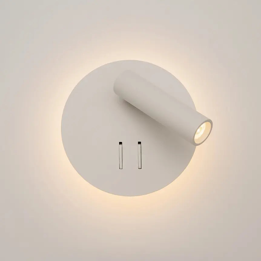 Wandleuchte – Weißes Aluminium, IP20 Schutz, Warmweiß, 14 cm Höhe - Ios 176 | Maytoni