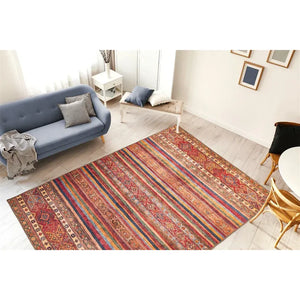 Teppich – Oriental Muster, Vintage Design, Flachgewebe Struktur, 110 x 180 cm - Faye 725 | Kayoom