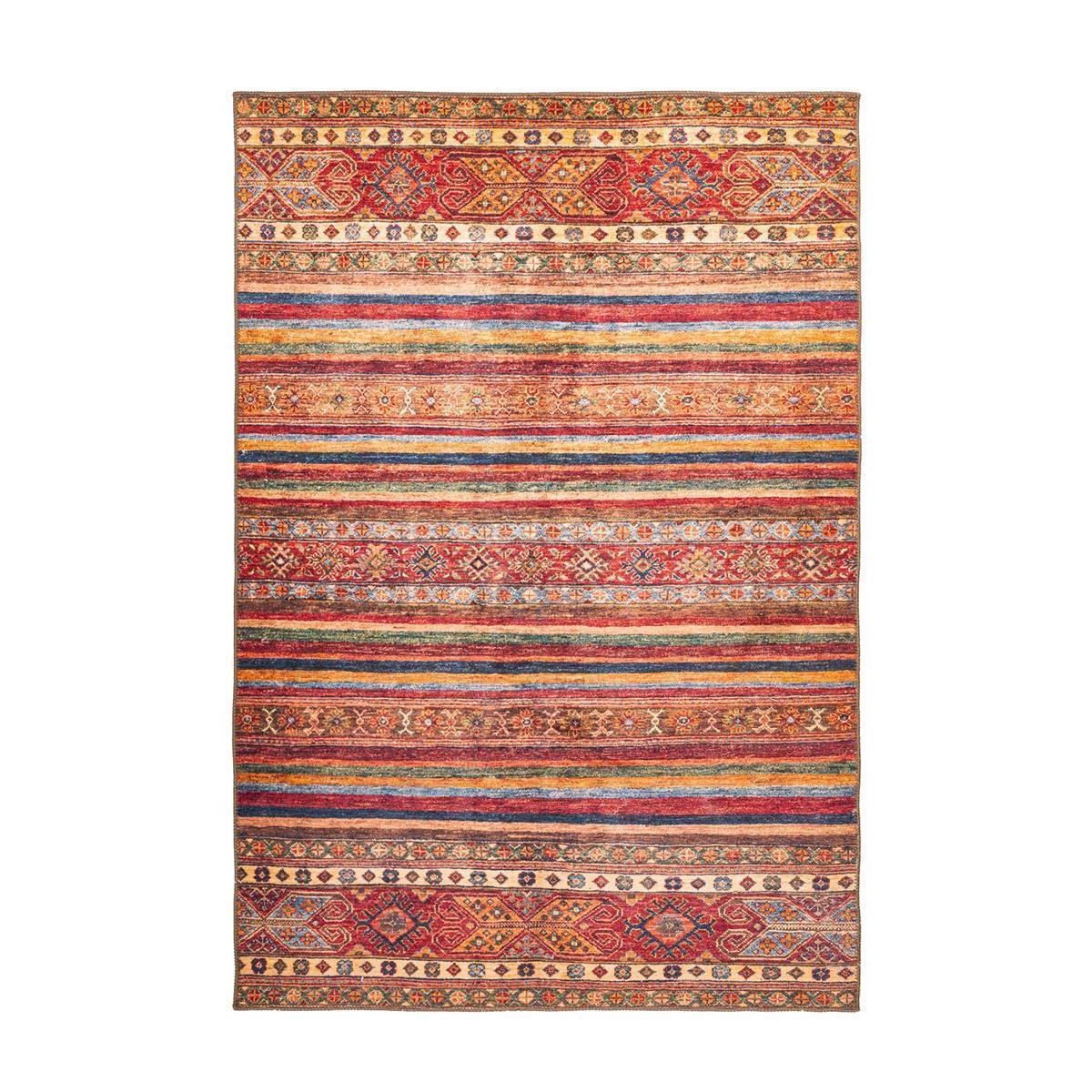 Teppich – Oriental Muster, Vintage Design, Flachgewebe Struktur, 110 x 180 cm - Faye 725 | Kayoom