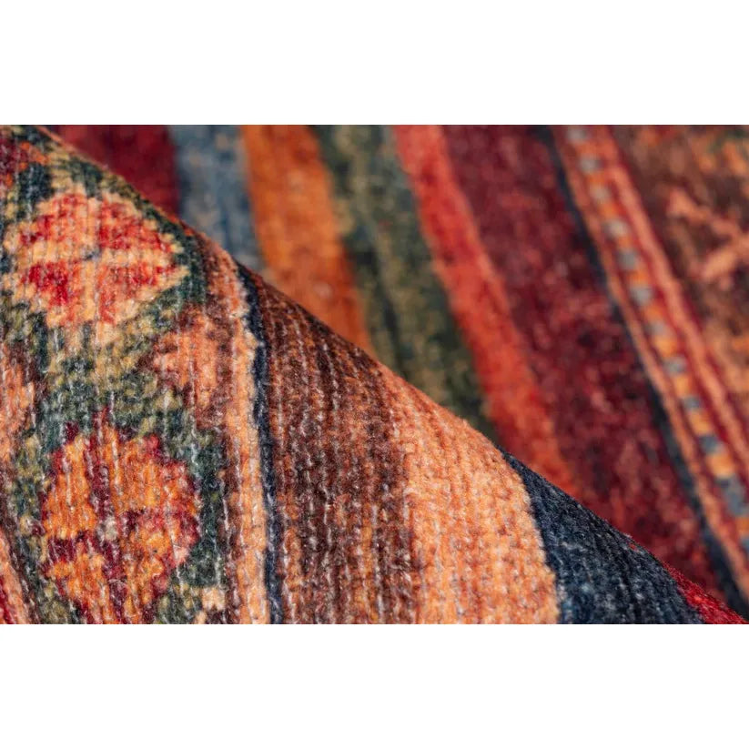 Teppich – Oriental Muster, Vintage Design, Flachgewebe Struktur, 110 x 180 cm - Faye 725 | Kayoom