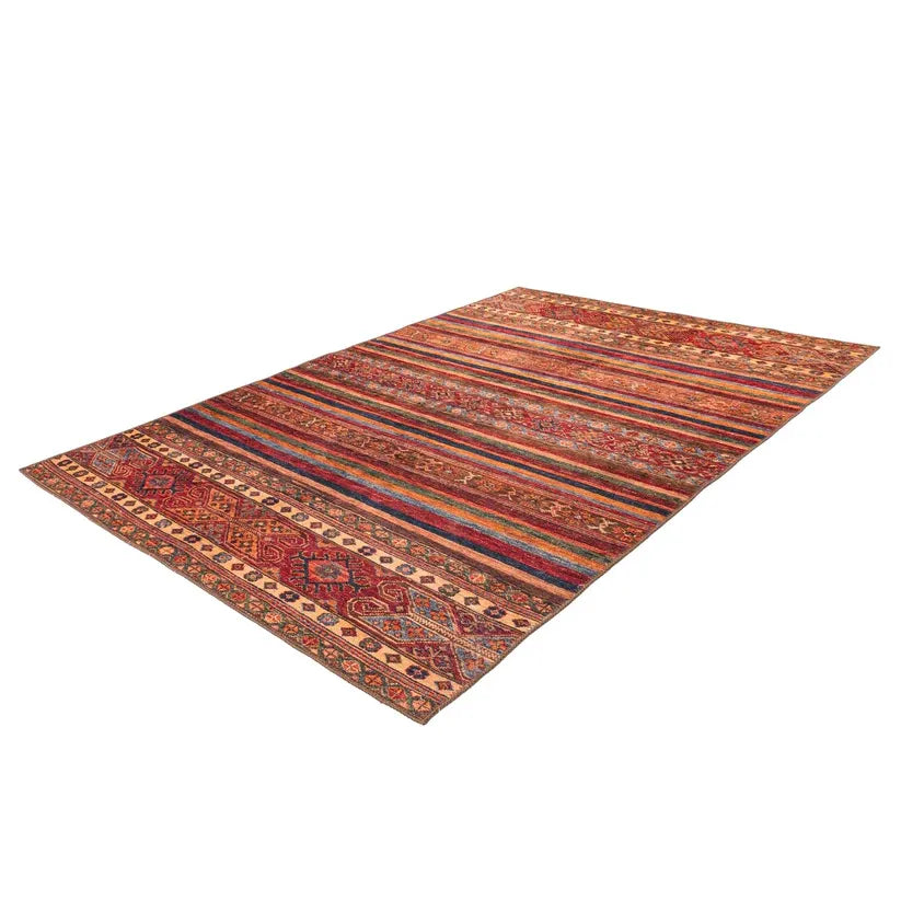 Teppich – Oriental Muster, Vintage Design, Flachgewebe Struktur, 110 x 180 cm - Faye 725 | Kayoom