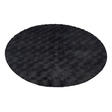 Teppich – Anthrazit Luxus, Weicher Hochflor, Baumwollmix 200 cm - Glow 825 | Kayoom
