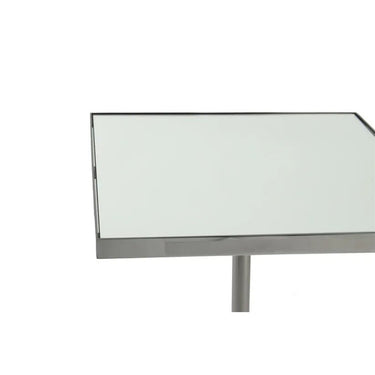 Tisch Edelstahlgestell Spiegelglasplatte Kugelsockel modern – Leva 125 | Kayoom - Esszett Luxury | Stilvolles Wohnen mit Charakter