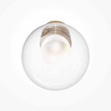 Wall light Brushed Gold, Metal Mesh, Round Design – Basic form | Maytoni