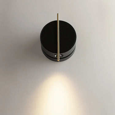 Wall lamp Black, metal frame, integrated 4W LED 3000K, modern – Nuance Maytoni