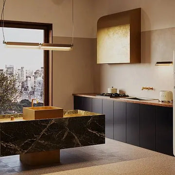 Pendant Lamp with Black Chrome Finish & Glass Sphere – Flat | Maytoni