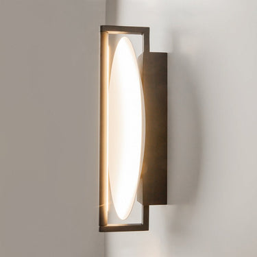 Wandleuchte Schwarz, Metallrahmen, integrierte 14 W LED, modern – Mira | Maytoni - Esszett Luxury | Stilvolles Wohnen mit Charakter