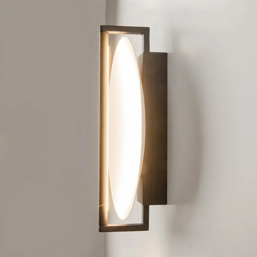 Wall Sconce Black, Metal Frame, Integrated 14W LED, Modern – Mira | Maytoni
