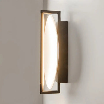 Wall Sconce Black, Metal Frame, Integrated 14W LED, Modern – Mira | Maytoni