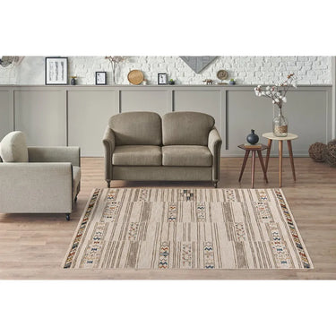 Teppich – Polyester-Gewebe, Geometrisches Muster, Mehrfarbig, 160 x 230 cm - Jaka 125 | Kayoom