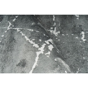 Low Pile Viscose Rug with Fringes Grey – Dolce Vita 225 | Kayoom