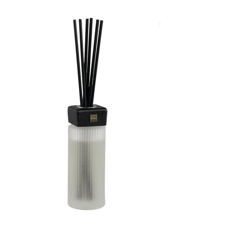 Duft-Diffusor – weißes Glas, floraler Arabia-Duft, Holzstäbchen, 130 ml, S – New Elements | PTMD image