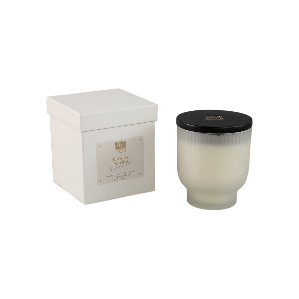 New Elements Fragrance Duftkerze - Floral Arabia 380g von PTMD - Esszett Luxury | Stilvolles Wohnen mit Charakter