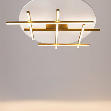 Deckenleuchte in Gold mit integrierter 50 W LED 2250 lm und warmweißem Licht – Radiance | Maytoni - Esszett Luxury | Stilvolles Wohnen mit Charakter