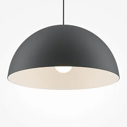 Pendant Light Black Metal Cylindrical Design - Basic Colors | Maytoni