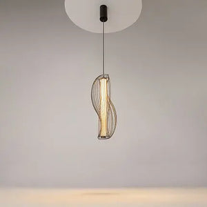 Pendant Light Black Metal Acrylic Elements Modern Linear Design – Shadows of the Past | Maytoni