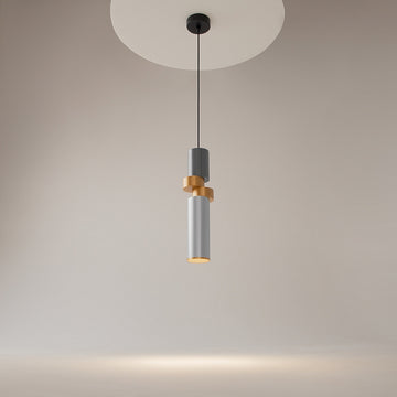 Pendant lamp Chrome metal, frosted glass & LED accent – Palette | Maytoni