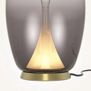 Table Lamp Double Glass Shade Opal Inner & Transparent/Gradient Outer Shade – Splash | Maytoni