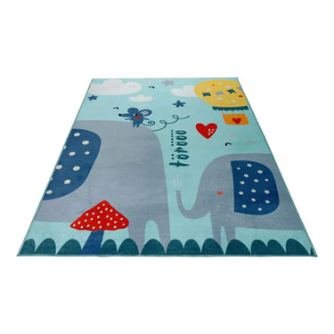 Teppich – Farbenfrohes Kindermotiv, Behaglicher Komfort, Harmonische Farbwelt, 6 mm - Wonder 130 | Kayoom