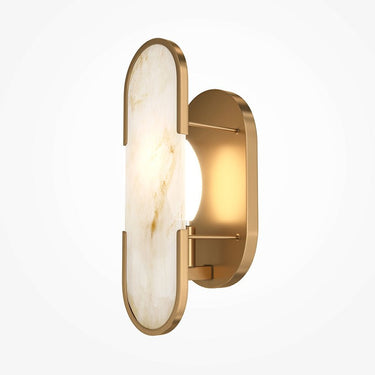 Wandleuchte Gold, Metallrahmen, Naturstein - Akzent, modern –  Marmo | Maytoni - Esszett Luxury | Stilvolles Wohnen mit Charakter