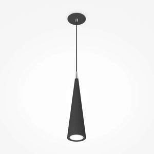 Pendant Light Black metal housing with GU10 socket, modern design and energy-saving lighting – Arc | Maytoni