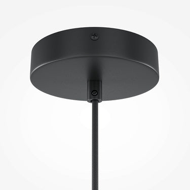 Pendelleuchte Schwarzes Metall & Holz Modernes Design & Integrierte LED – Roots | Maytoni