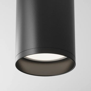 Ceiling Light Black Aluminum GU10 Socket Modern Design & IP20 – Focus | Maytoni