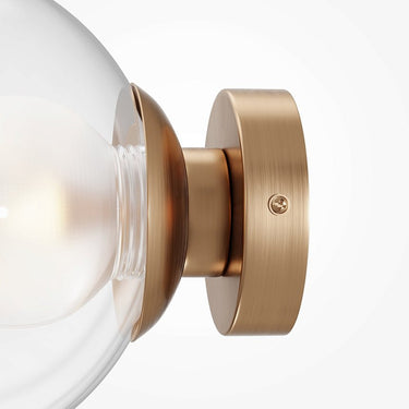 Wandleuchte Gebürstetes Gold, Metall - Mesh, rundes Design – Basic form | Maytoni - Esszett Luxury | Stilvolles Wohnen mit Charakter