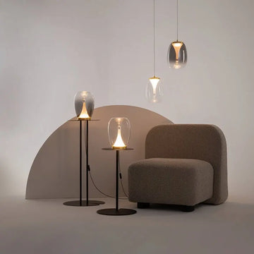Pendant Lamp Gold-Colored Metal Crystal Elements Height-Adjustable – Splash | Maytoni